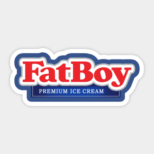 Fatboy ice cream small logo Sticker